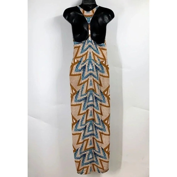 Free People Women's Serves You Right Printed Maxi Dress in Mint Size 2 - Picture 2 of 16